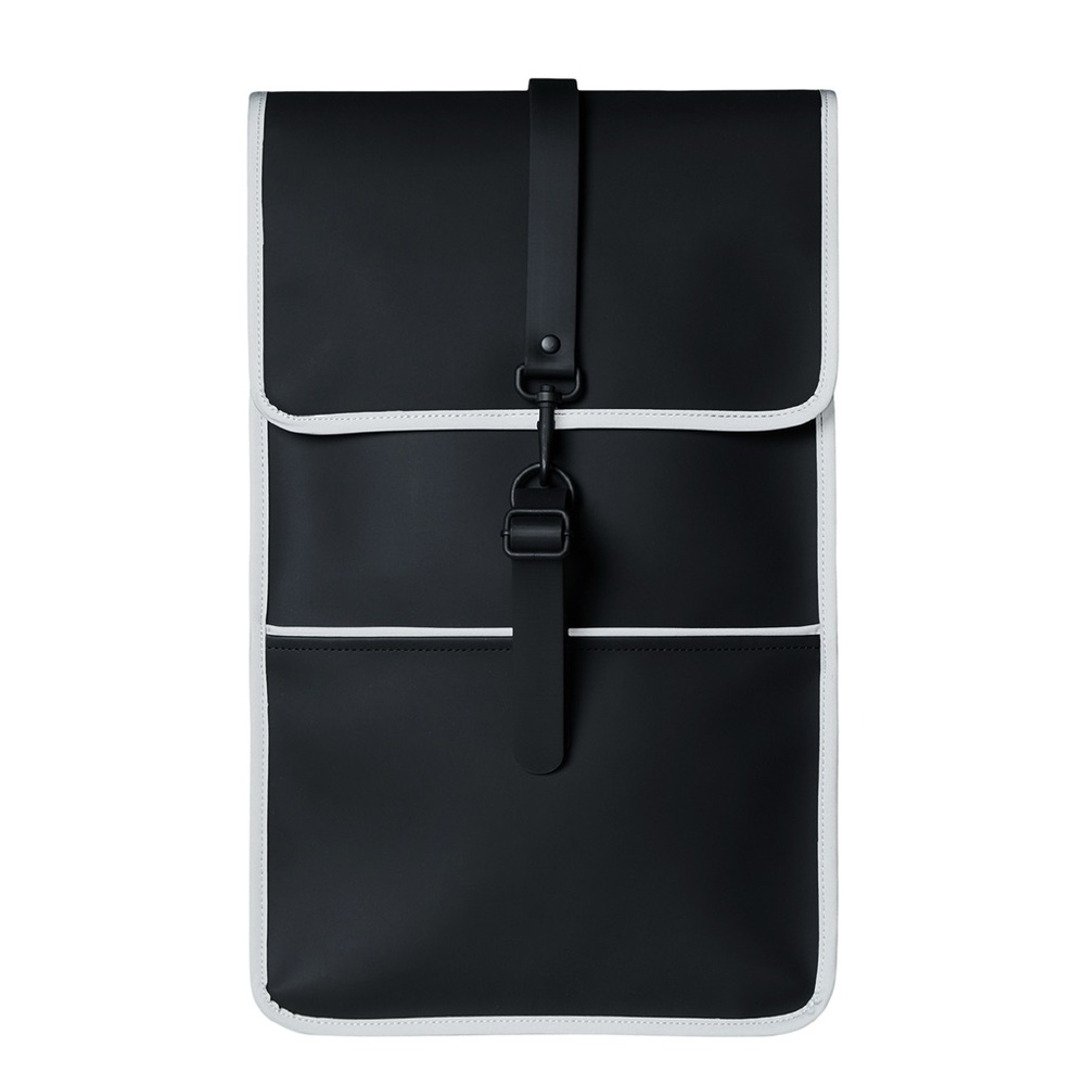 New RAINS Black Reflective Backpack